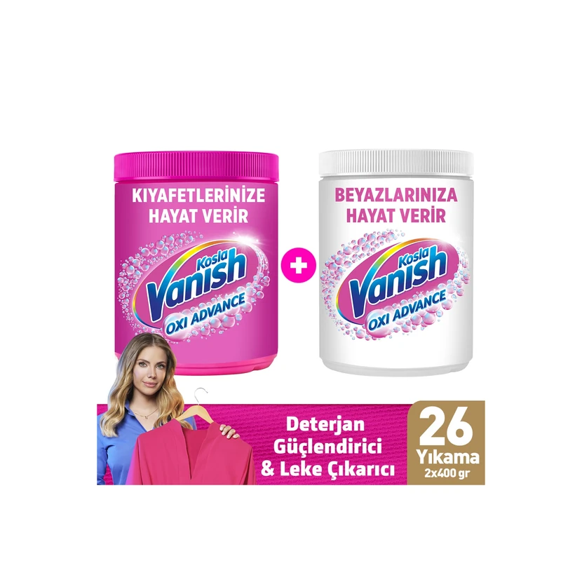 پودر لکه‌بر وانیش مخصوص سفید و رنگی 400 گرم ×2