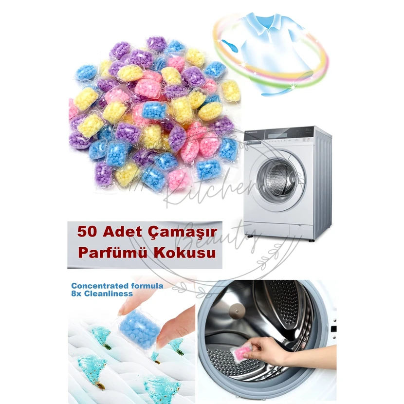 مروارید عطری لباس 50 عددی خوشبوکننده لباس و کمد ضد الکتریسیته ساکن