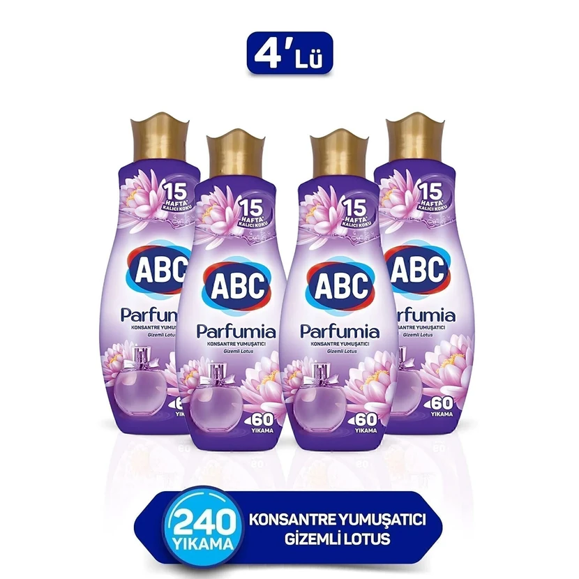 پارفومیا نرم‌کننده کنسانتره لوتوس اسرارآمیز 4 × 1440 میلی‌لیتر