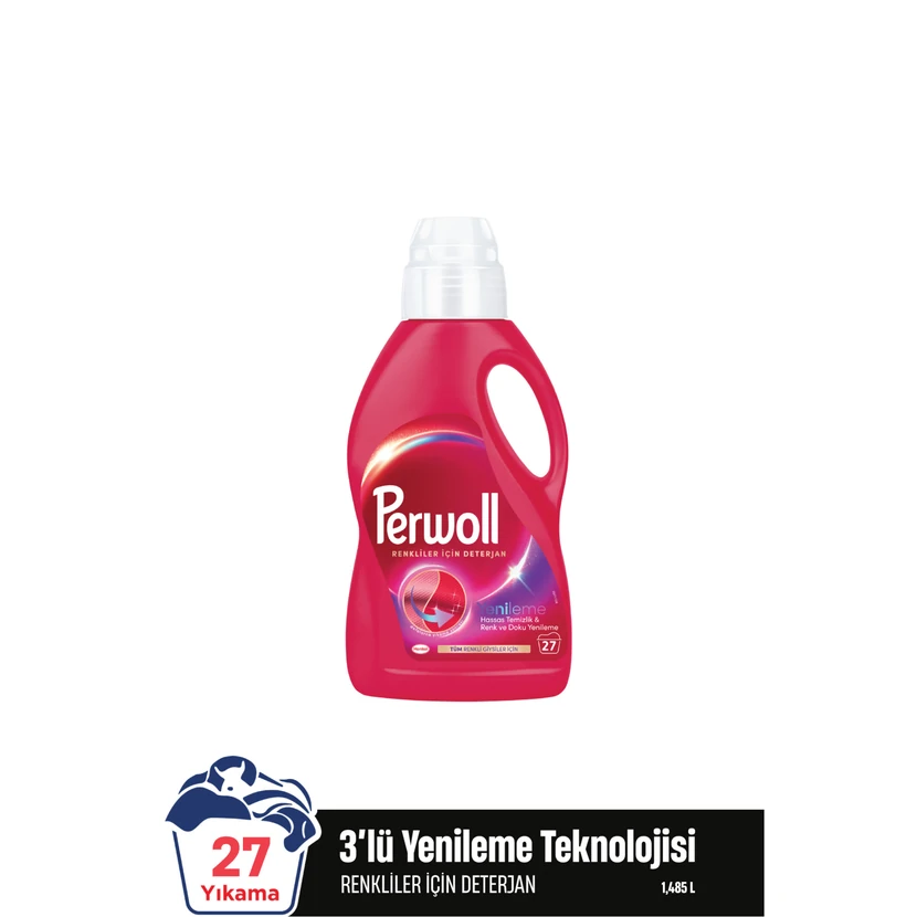پرول مایع لباسشویی محافظ رنگ 1.485 لیتر