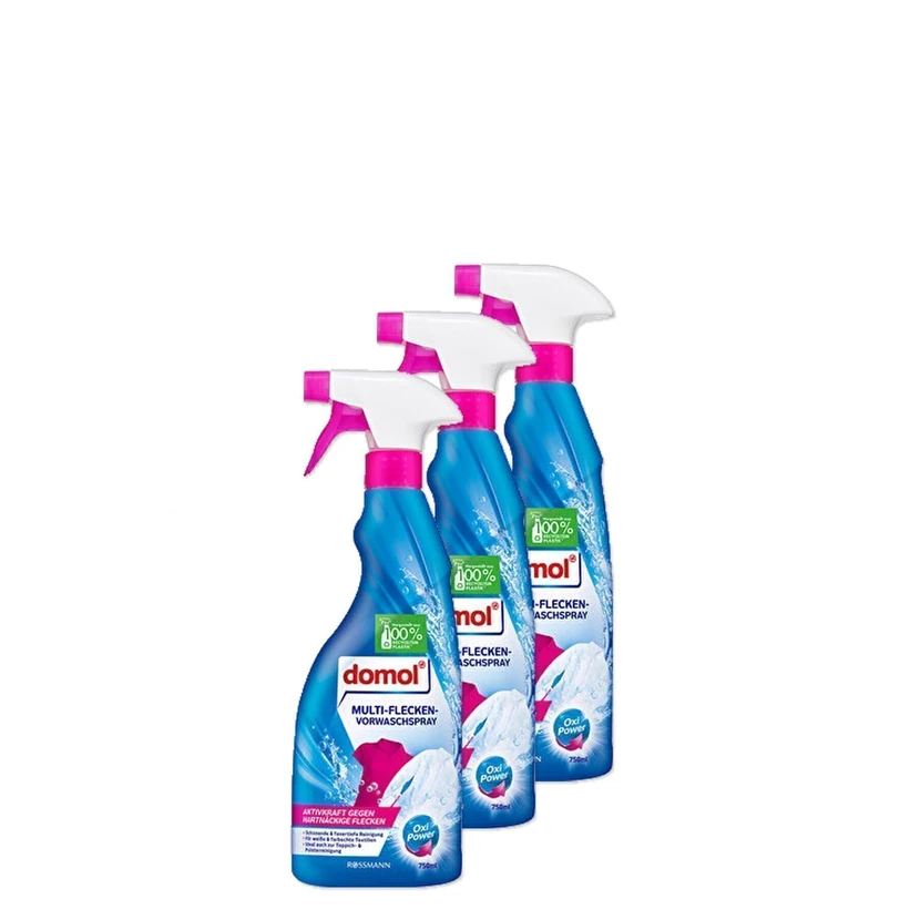 دومول اسپری لکه‌بر پیش‌شست‌وشو اکسی 750 میلی‌لیتر (بسته 3 عددی)