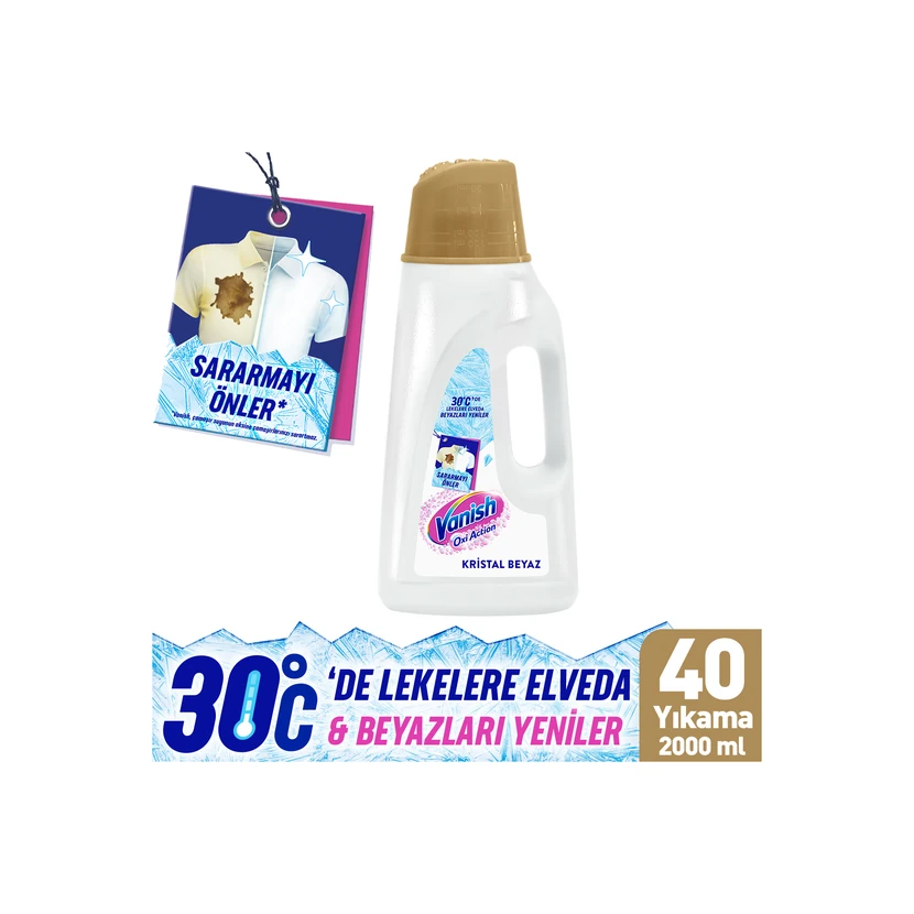 وانیش اوکسی اکشن کریستال سفید مایع لکه‌بر 2000 میلی‌لیتر