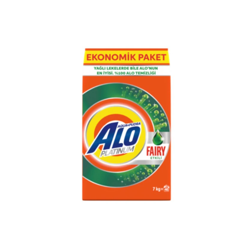 پودر لباسشویی آلو پلاتینیوم آکوا 7 کیلو (اثر فِری)