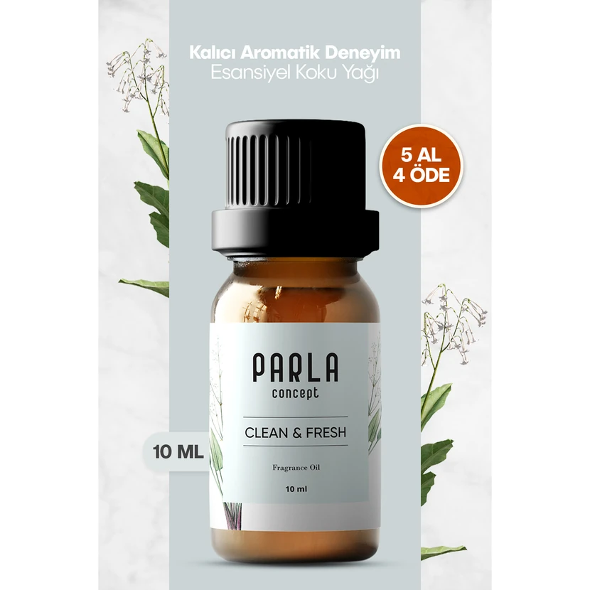 اسانس معطر توپ پشمی خشک‌کن پارلا کانسپت - رایحه تازه پاک 10 میلی‌لیتر