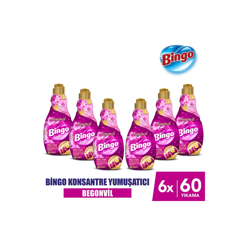 نرم‌کننده لباس کنسانتره بینگو بگونویل 1.44 لیتر