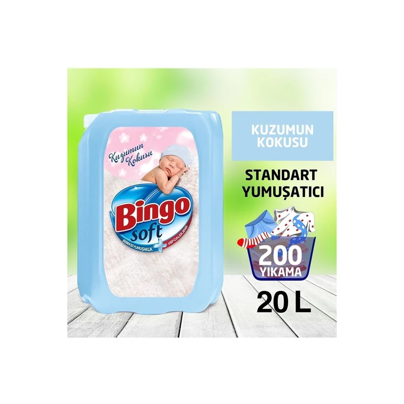 نرم‌کننده لباس بینگو بوی Kuzumun Kokusu 5 لیتری (پک اقتصادی 4 عددی)