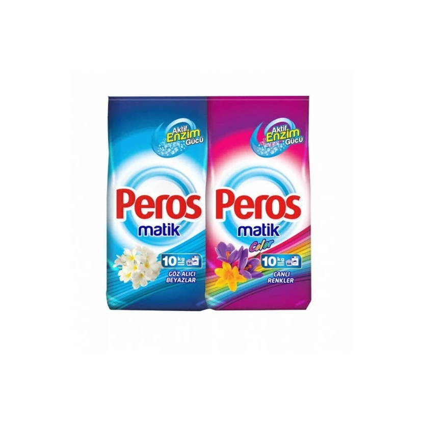 پودر شوینده پروس سفید و رنگی 10 کیلو