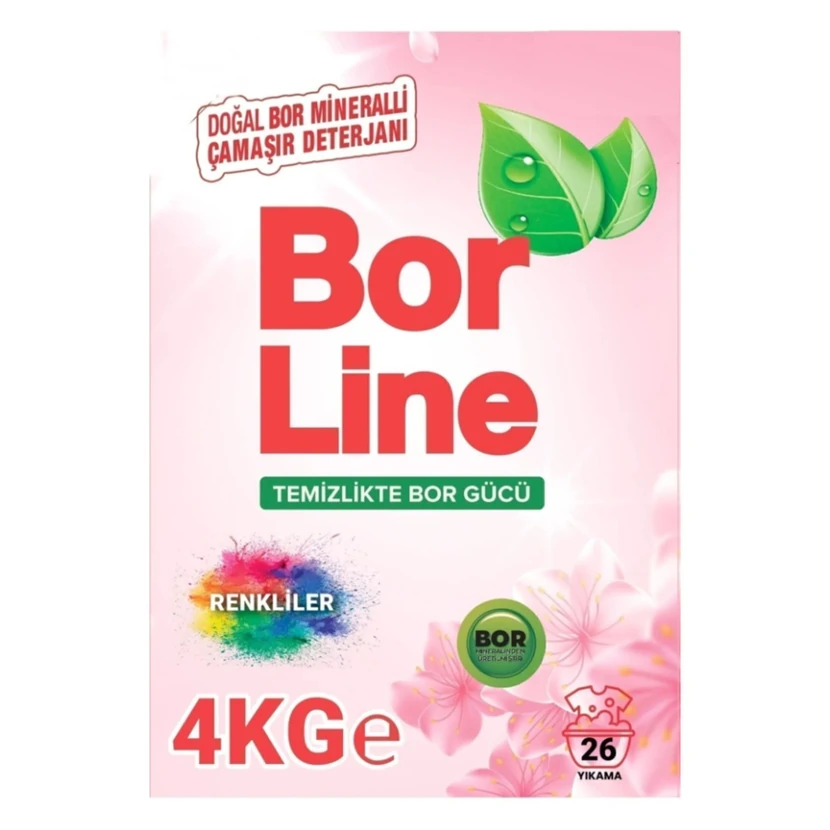پودر لباسشویی بورلاین 4 کیلوگرم مخصوص همه رنگ‌ها