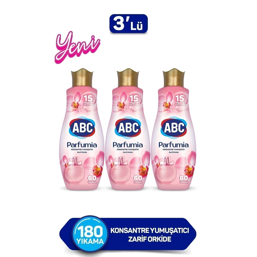 پارفومیا نرم‌کننده لباس کنسانتره ارکیده ظریف 3 × 1440 میلی‌لیتر