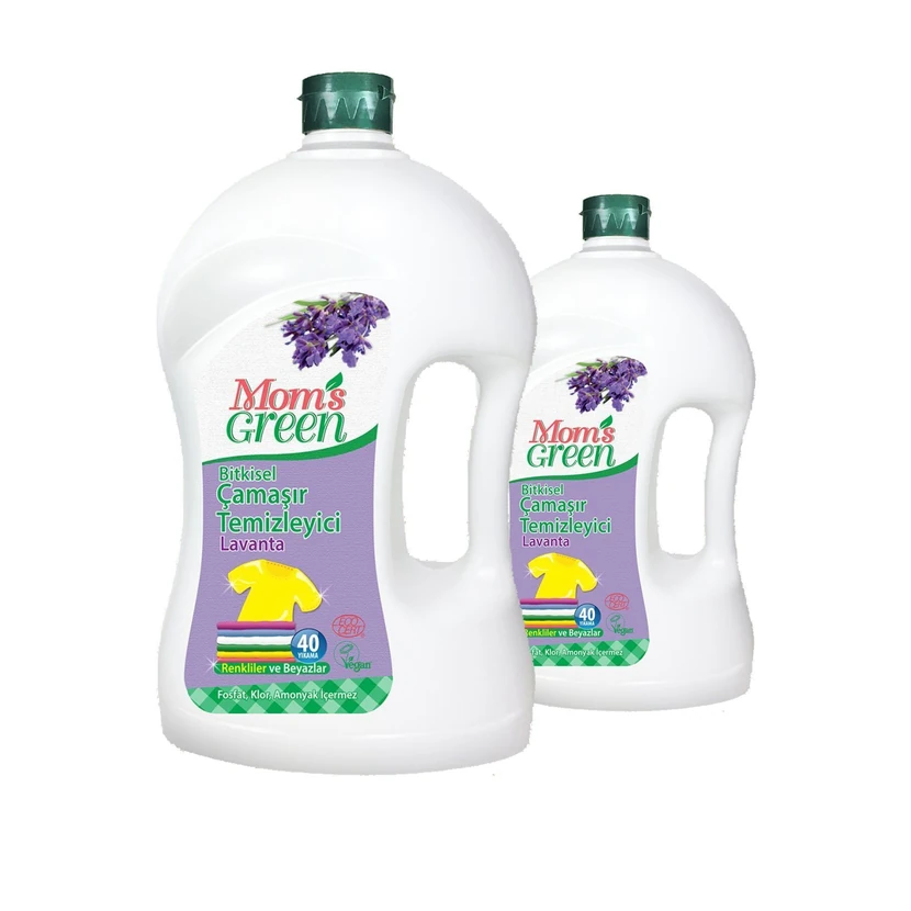 دترژنت لباس گیاهی مامز گرین با رایحه اسطوخودوس 1500 میلی‌لیتر × 2