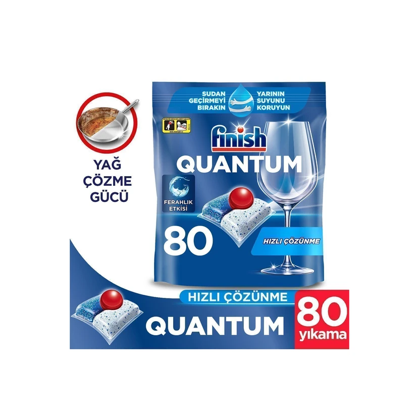 فینیش کوانتوم قرص ظرفشویی 80 عددی