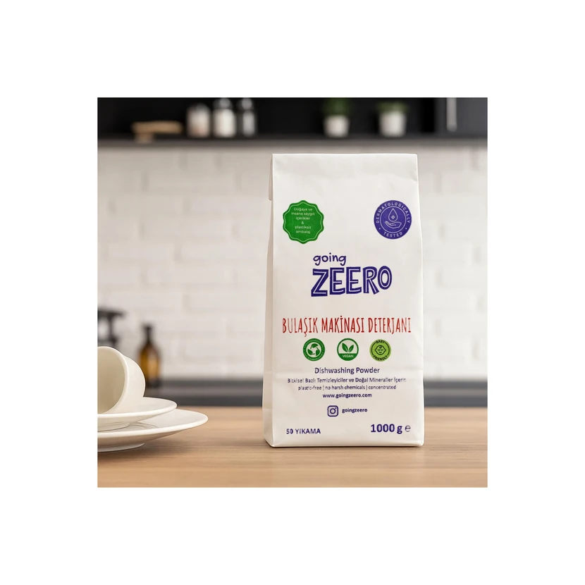 پودر ماشین ظرفشویی طبیعی گوئینگ زیرو 50 شست‌وشو