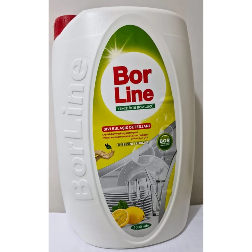 مایع ظرفشویی بورلاین لیمو ۴۰۰۰ میلی‌لیتر