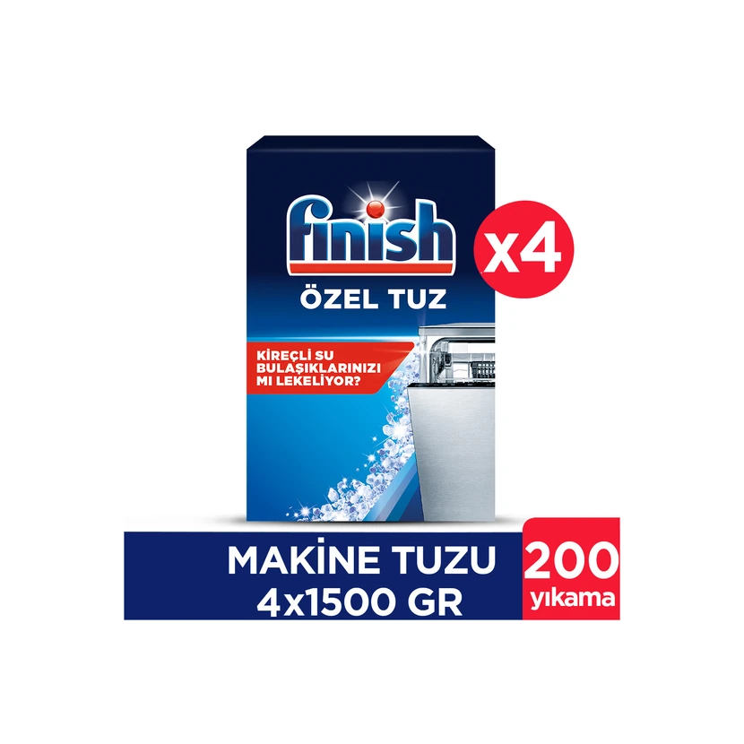 نمک مخصوص ماشین ظرفشویی فینیش 1500 گرم ×4