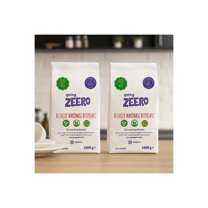 قرص ماشین ظرفشویی گوئینگ زیرو بسته اقتصادی ۲ عددی حدود ۱۰۰ شستشو طبیعی