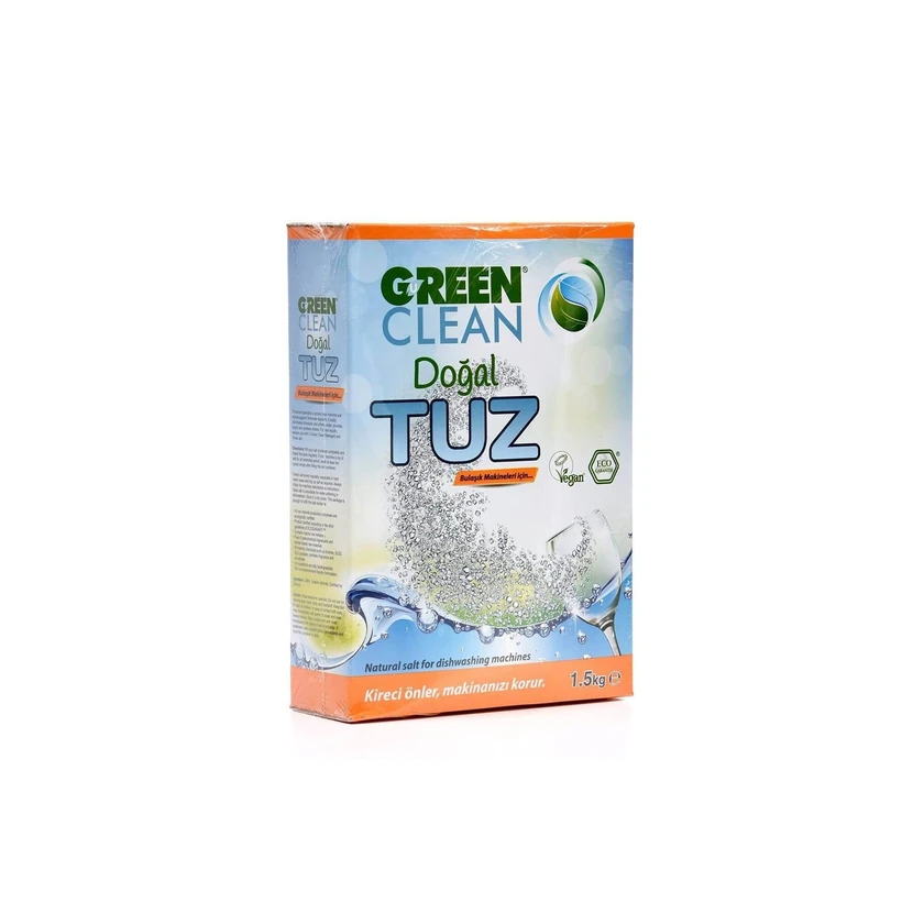 نمک ماشین ظرفشویی گیاهی گرین کلین 1.5 کیلوگرم