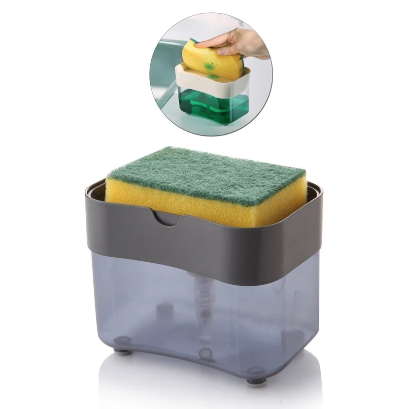 جامایع ظرفشویی آکریلیک لوکس با نگهدارنده اسفنج