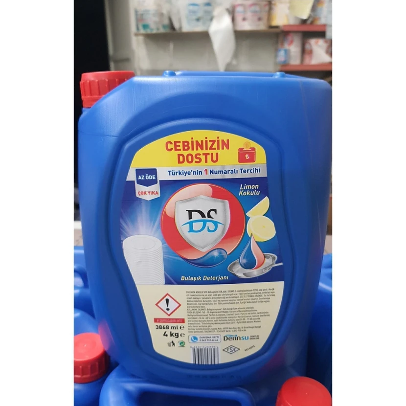 مایع ظرفشویی دستی درینسو لیمو 4 لیتری