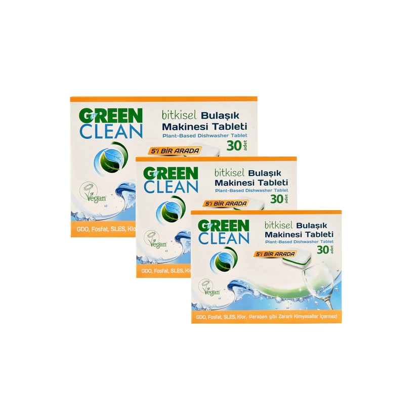 قرص ظرفشویی گیاهی 30 عددی × 3 بسته