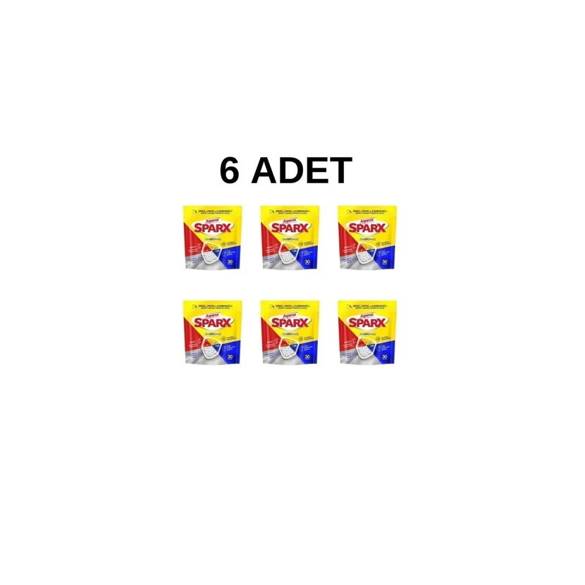 اسپارکس قرص ماشین ظرفشویی 30 عددی بسته 6 تایی