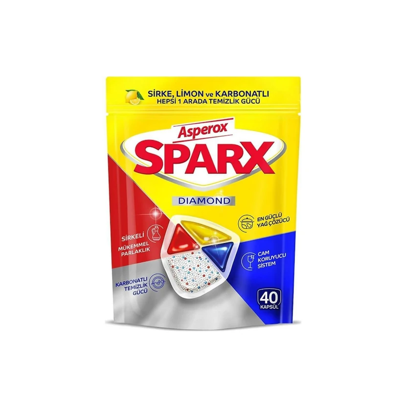 قرص ظرفشویی اسپارکس دایموند 40 عددی