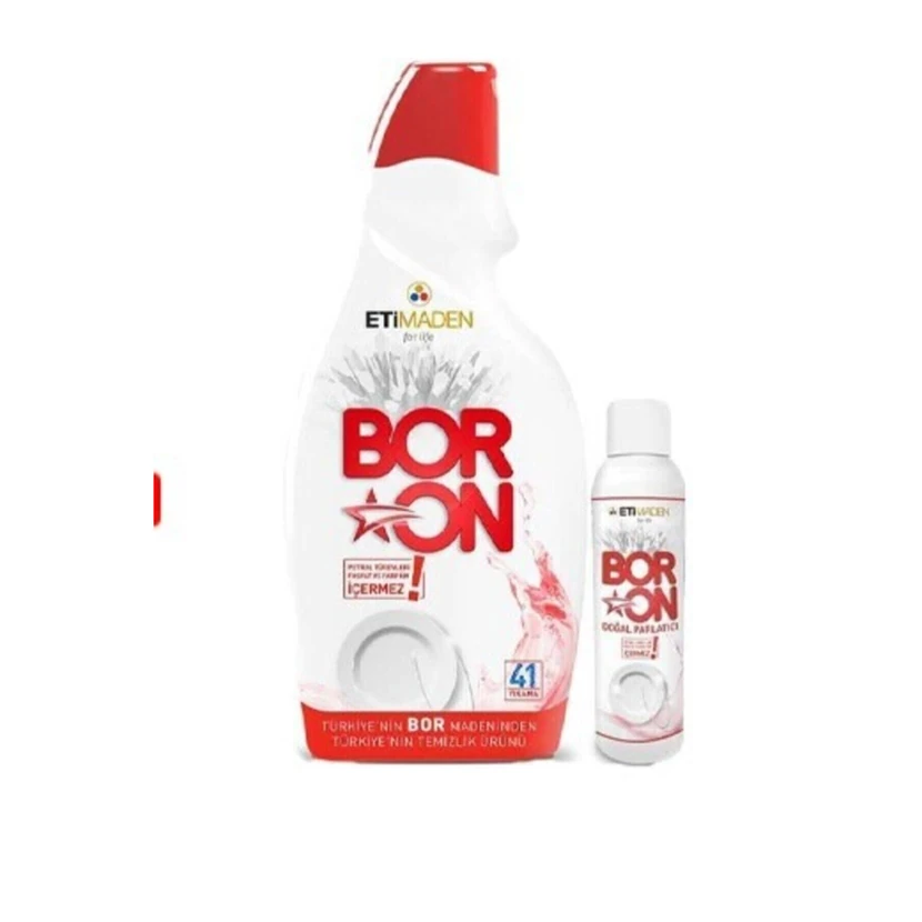 ژل ماشین ظرفشویی بورون 820 میلی‌لیتر و جلادهنده طبیعی 110 میلی‌لیتر