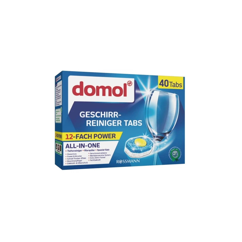 قرص ماشین ظرفشویی دومول 40 عددی