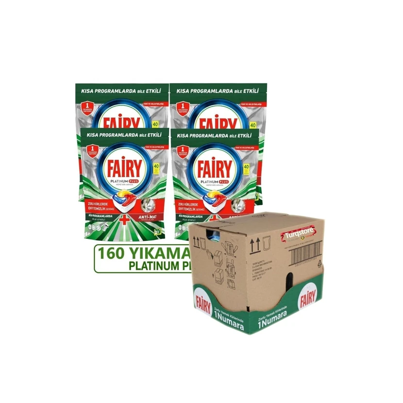 قرص ماشین ظرفشویی فری پلاتینیوم پلاس 160 عدد (4×40)