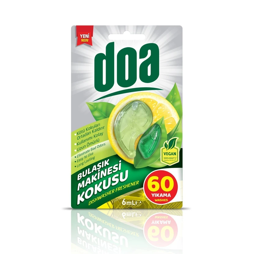 رایحه ماشین ظرفشویی دوآ 6 میلی‌لیتری مناسب تا 60 شست‌و‌شو