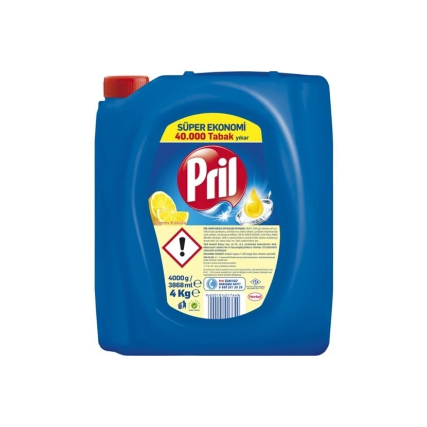 پریل مایع ظرفشویی دستی لیمو 4 کیلوگرم