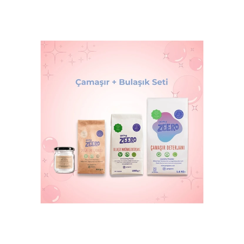 ست شوینده طبیعی لباس و ظرف زیرو