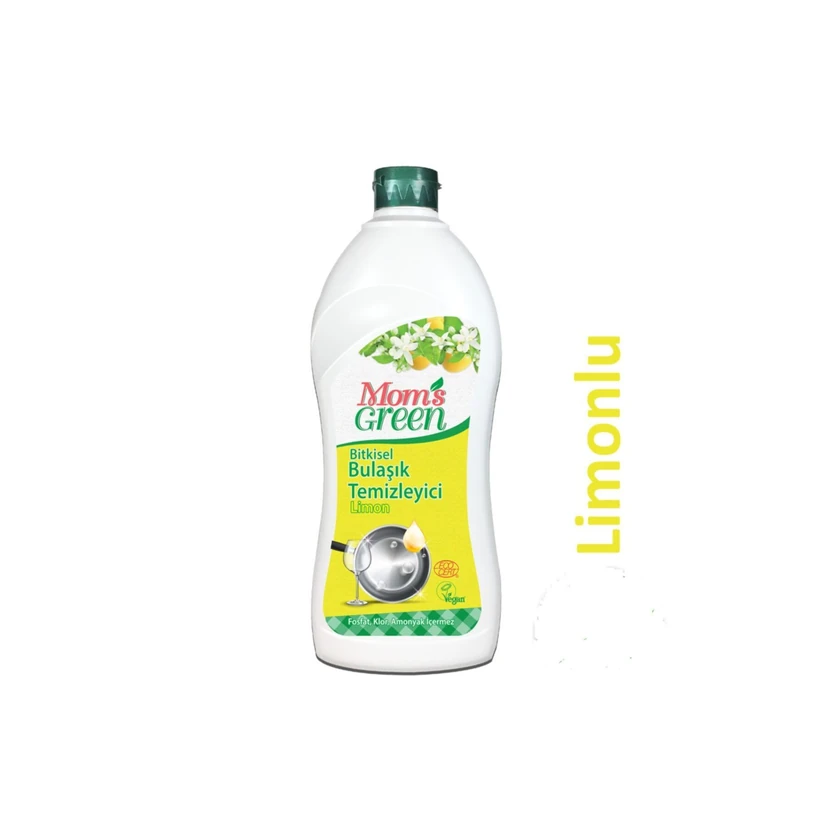 مایع ظرفشویی گیاهی مامز گرین ۷۵۰ میلی‌لیتری لیمویی