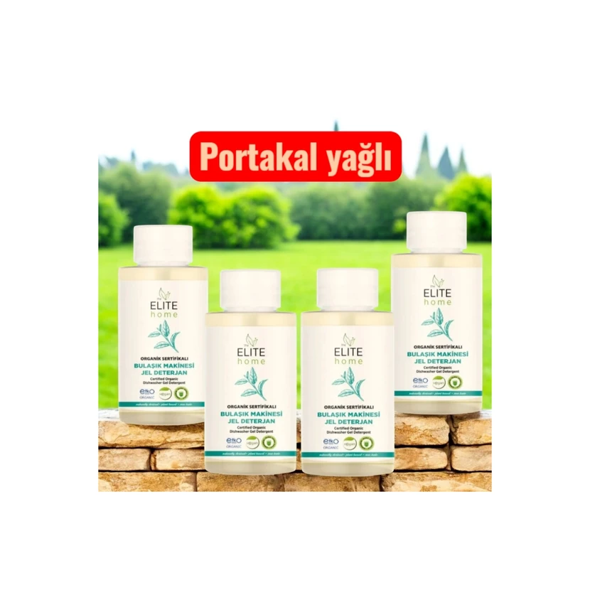 مابع ظرفشویی ژلی ارگانیک وگان الیت هوم عصاره پرتقال 50 میلی‌لیتر
