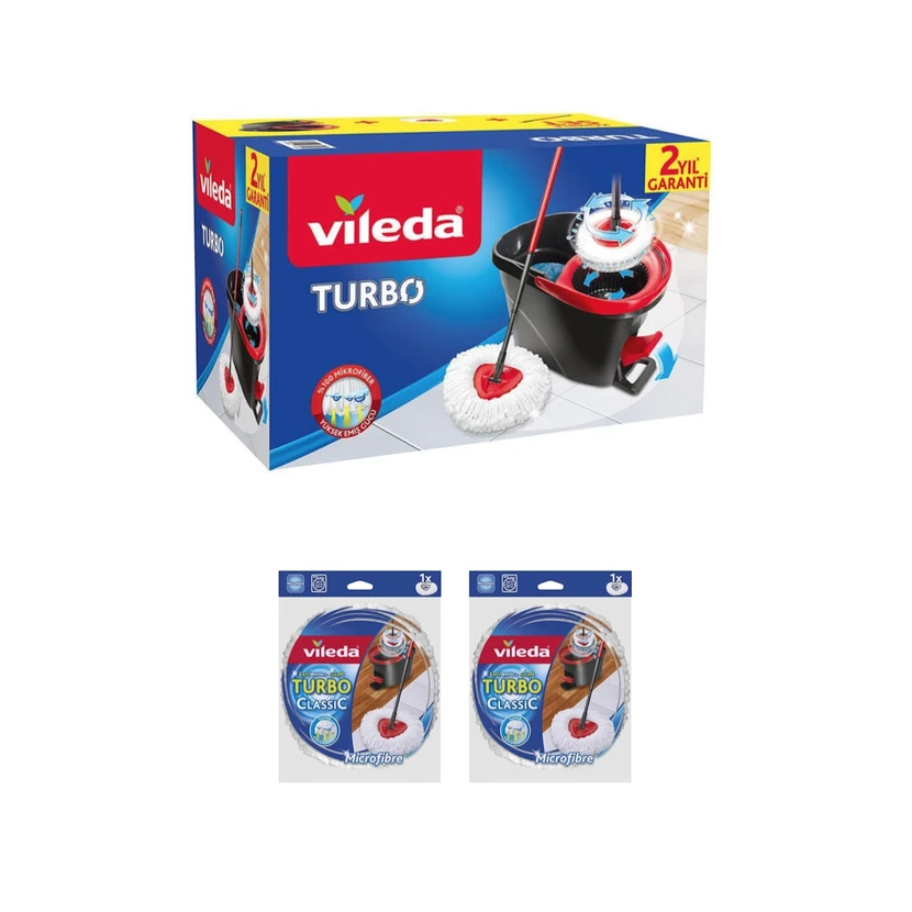 ویلدا سیستم نظافت پدالی با 2 پد یدک