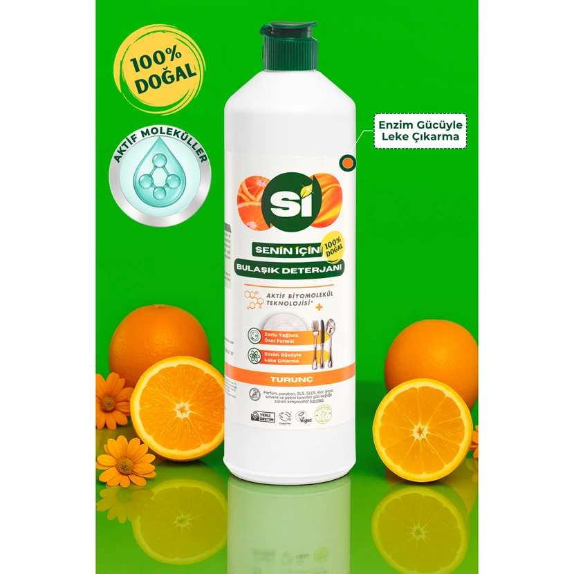 سی سنین ایچین مایع ظرفشویی 100٪ طبیعی با روغن ترنج 750 میلی‌لیتر