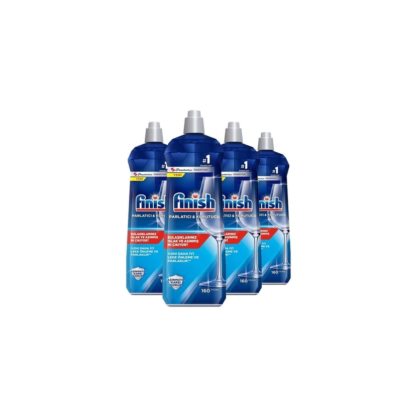مایع جلادهنده ماشین ظرفشویی فینیش 800 میلی‌لیتر ×4