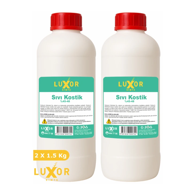 کاستیک مایع لوکسور ۲×۱.۵ کیلوگرم