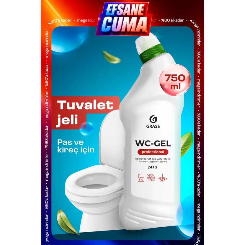 ژل بازکننده لوله و سینک گراس توربو 750 میلی‌لیتر