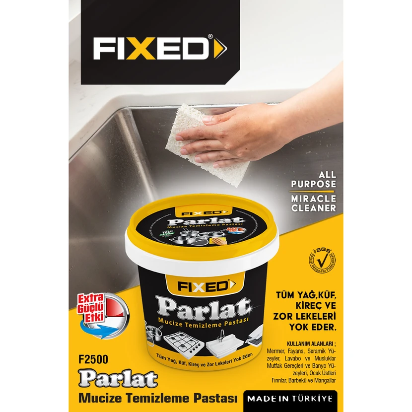 تمیزکننده چندکاره SGS Parlat پاک‌کننده روغن، کپک و جرم 500 گرم