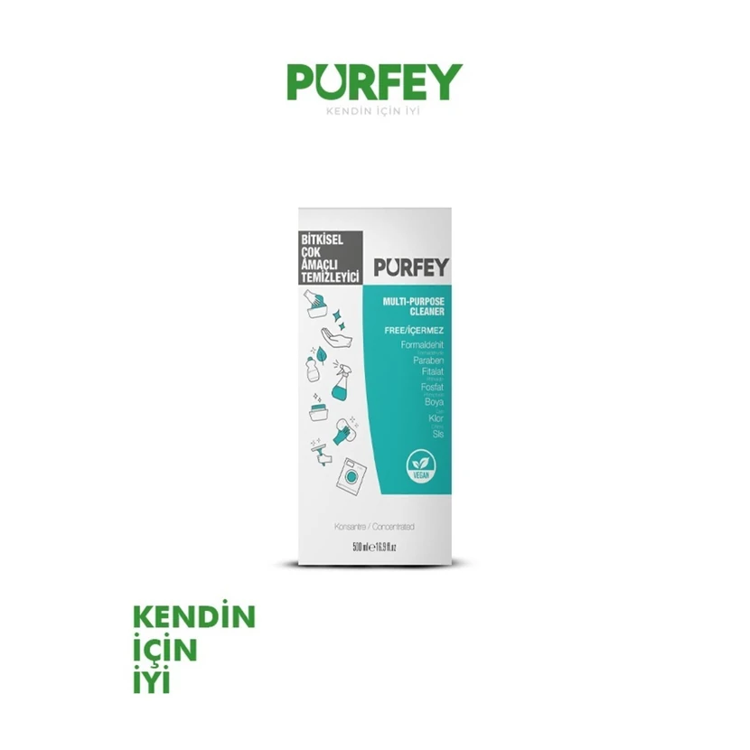 پاک‌کن چندمنظوره گیاهی پورفی 500 میلی‌لیتر