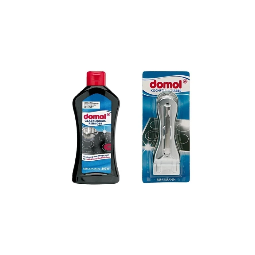 دومول تمیزکننده شیشه و سرامیک همراه ماله 300 میلی