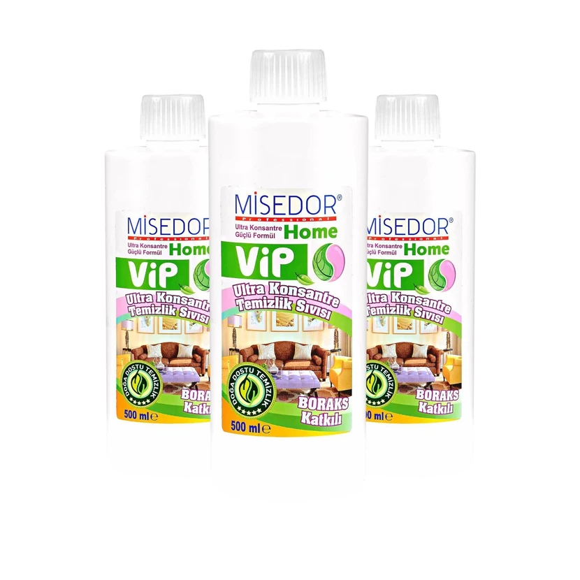 ست ۳ عددی مایع پاک‌کننده عمومی طبیعی میسدور 500 میلی‌لیتری