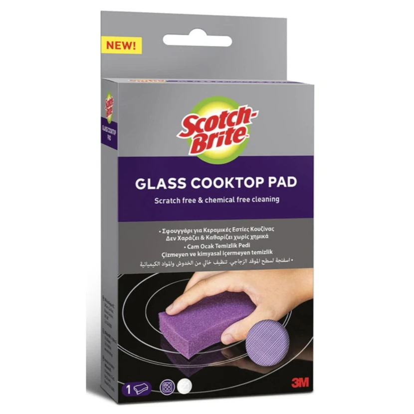 پد تمیزکننده شیشه و اجاق 3M بریت