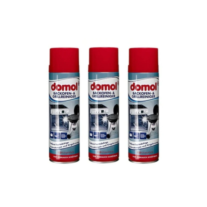 دومول اسپری پاک‌کننده فر و گریل 3×500 میلی‌لیتری