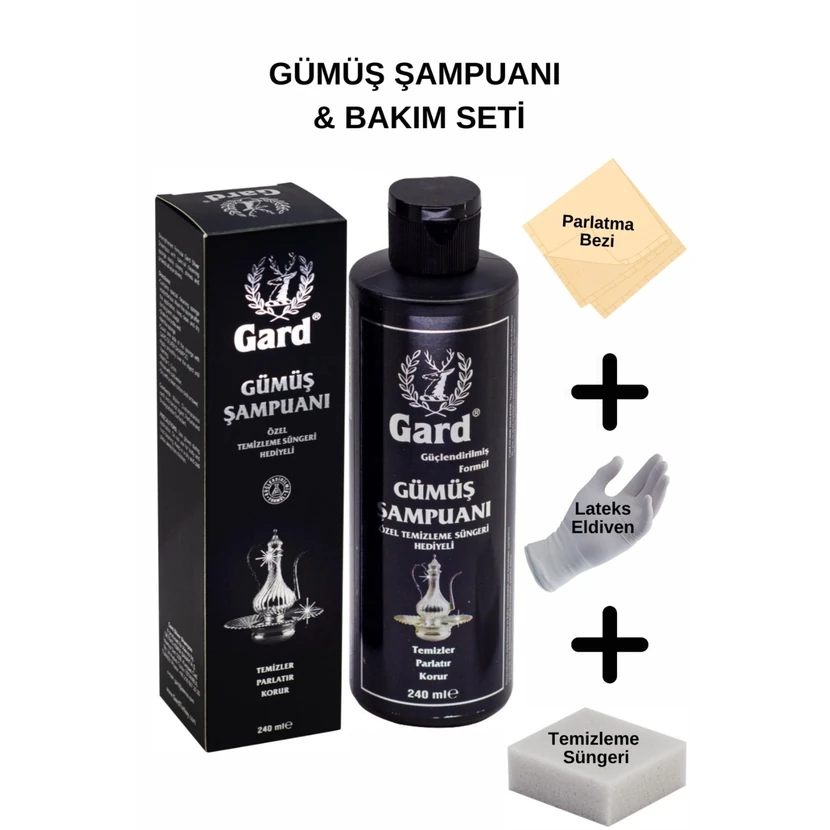 شامپو پاک‌کننده و براق‌کننده نقره گارد 240 میلی‌لیتر