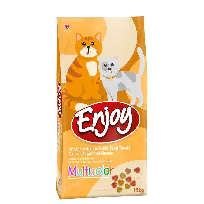 غذای خشک گربه بزرگسال انجوی طعم مرغ 15 کیلوگرم