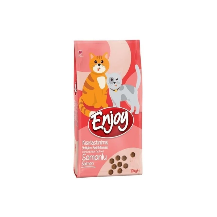 غذای گربه عقیم‌شده انجوی با طعم سالمون 10 کیلوگرم