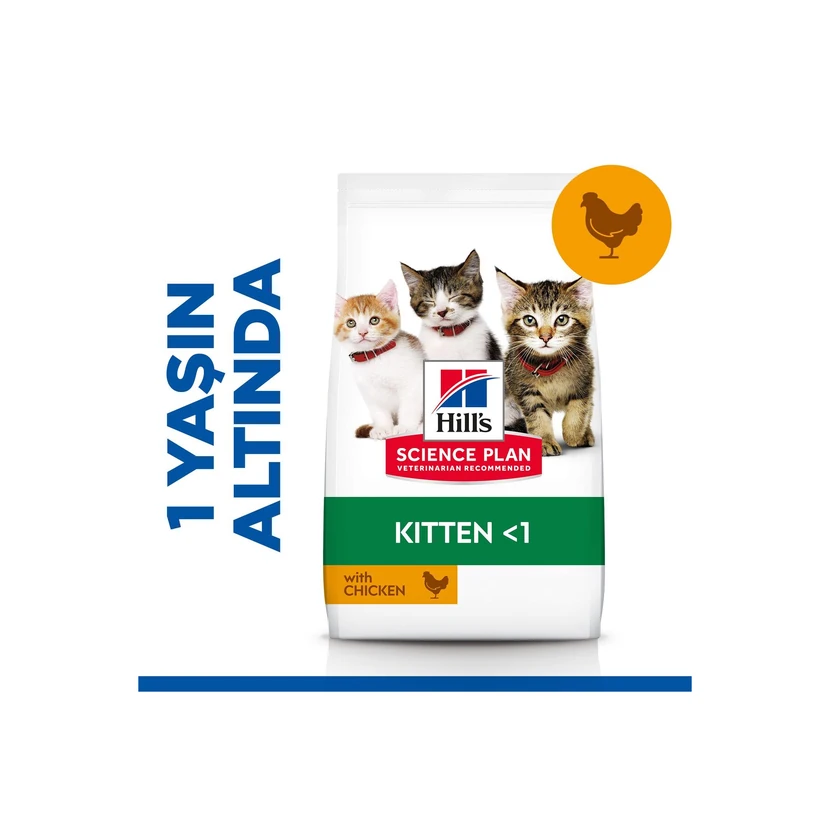 غذای خشک بچه‌گربه هیلز ساینس‌پلن طعم مرغ 5.2 کیلوگرم