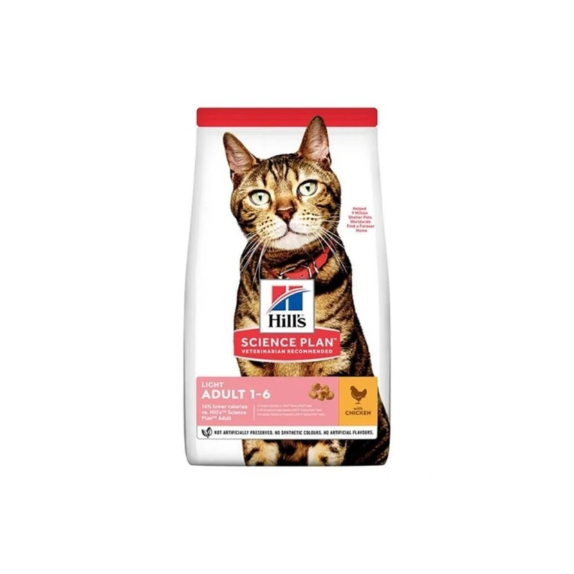 غذای خشک گربه هیلز لایت طعم مرغ 3 کیلوگرم
