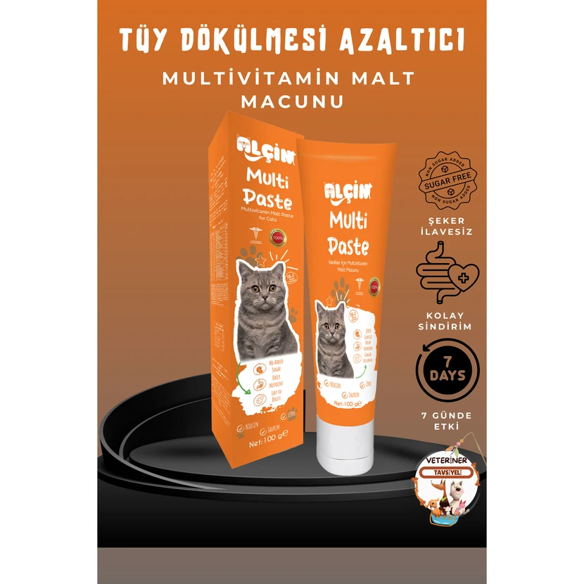 آلچین خمیر چندویتامینه گربه 100 گرم